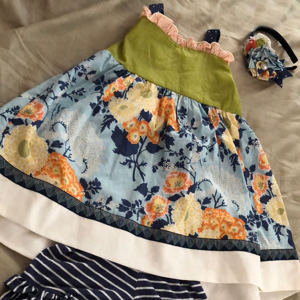 Dress with shorts and headband